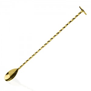 Muddler Bar Spoon | 28 cm Oro