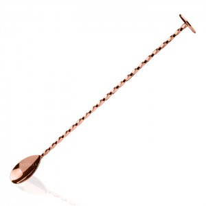Muddler Bar Spoon | 28 cm Rame