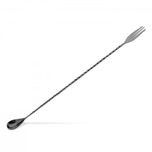 Trident fork Bar Spoon | 40 cm Nero