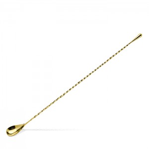 Teardrop Bar Spoon | 40 cm Oro