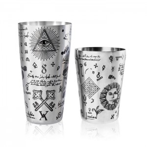 Yokai Alchemy | Boston Tin & Half Tin | 18-28 oz Argento