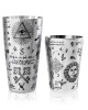 Yokai Alchemy | Boston Tin & Half Tin | 18-28 oz Argento