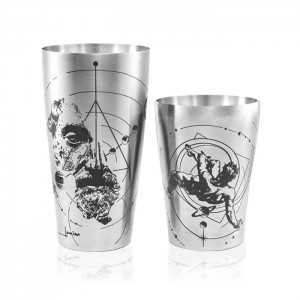 Yokai Mythos | Boston Tin & Half Tin | 18-28 oz Argento