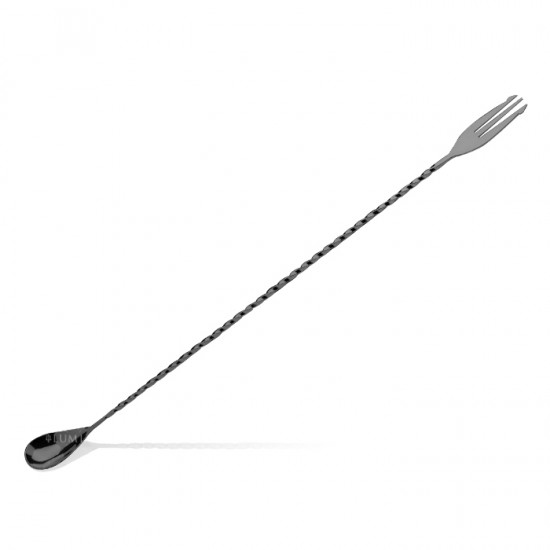 Trident fork Bar Spoon | 40 cm Nero