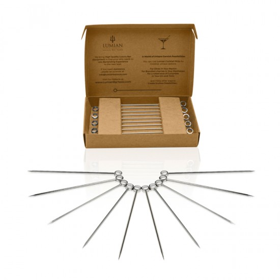 Cocktail Picks 10 pc | Argento