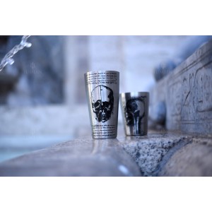 Yokai Leonardo | Boston Tin & Half Tin | 18-28 oz Argento