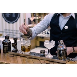 Hoffman Bar Spoon | 30 cm Nero